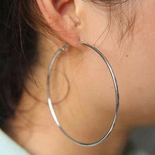 Load image into Gallery viewer, BLIJERY Trendy Large Hoop Earrings Big Smooth Circle Earrings Basketball Brincos Celebrity Brand Loop Earrings for Women Jewelry