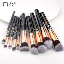 Load image into Gallery viewer, 5/15Pcs Makeup Brushes Tool Set Cosmetic Powder Eye Shadow Foundation Blush Blending Beauty Make Up Brush Maquiagem