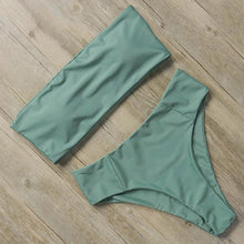 Load image into Gallery viewer, Bandage bikini maillot de bain femmes maillots de bain taille haute bikini ensemble 2019 maillot de bain push up maillot de bain femme beachwear