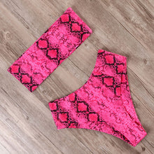 Load image into Gallery viewer, Bandage bikini maillot de bain femmes maillots de bain taille haute bikini ensemble 2019 maillot de bain push up maillot de bain femme beachwear