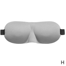 Load image into Gallery viewer, Máscara de sueño de corte 3D máscara de sueño de cara natural parche de máscara de sombra, parche de diadema portátil para hombres y mujeres