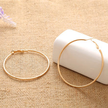 Load image into Gallery viewer, BLIJERY Trendy Large Hoop Earrings Big Smooth Circle Earrings Basketball Brincos Celebrity Brand Loop Earrings for Women Jewelry
