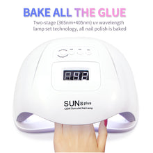 Load image into Gallery viewer, 120W SUNX PLUS UV LED Lamp Nail dryer For All Gels 36 LEDs Dryer Lamp Polish Sun Light Timer 10/30/60s For Nail Dryer
