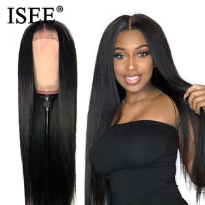 ISEE HAIR - extensions capillaires à lacet, extensions capillaires à lacet droit, extensions capillaires à lacet Remy 360,  perruques à cheveux humains et lacet droit avec densité 150% origine Malaisie 13X4/13X6