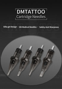 Cartridge Tattoo Needles RL RS RM M1 Disposable Sterilized Safety Tattoo Needle for Cartridge Machines Grips