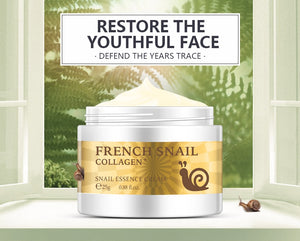 Snail Face Cream Collagen Anti-Wrinkle Whitening Facial Cream Hyaluronic Acid Moisturizing Anti-aging Nourishing Serum Skin Care