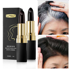 Load image into Gallery viewer, One-Time Hair dye Instant Gray Root Coverage Hair Color Modify Cream Stick Temporary Cover Up White Hair Colour Dye 3.8g
