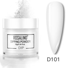 Load image into Gallery viewer, ROSALIND Dipping Powder Set Nail Holographic Glitter Dip Powder Nails Set For Manicure Gel Nail Polish 10g Chrome Pigment Powder
