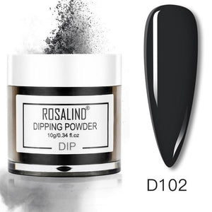 ROSALIND Dipping Powder Set Nail Holographic Glitter Dip Powder Nails Set For Manicure Gel Nail Polish 10g Chrome Pigment Powder