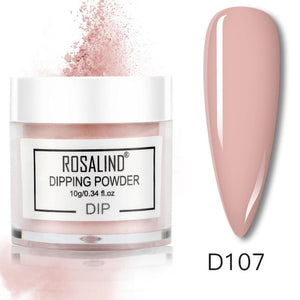 ROSALIND Dipping Powder Set Nail Holographic Glitter Dip Powder Nails Set For Manicure Gel Nail Polish 10g Chrome Pigment Powder