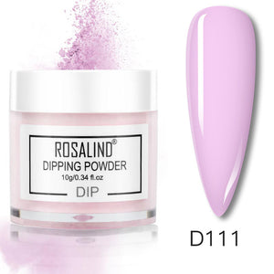 ROSALIND Dipping Powder Set Nail Holographic Glitter Dip Powder Nails Set For Manicure Gel Nail Polish 10g Chrome Pigment Powder