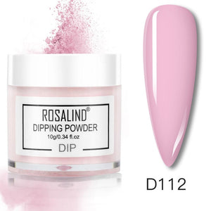 ROSALIND Dipping Powder Set Nail Holographic Glitter Dip Powder Nails Set For Manicure Gel Nail Polish 10g Chrome Pigment Powder