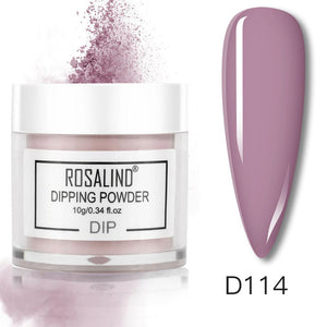 ROSALIND Dipping Powder Set Nail Holographic Glitter Dip Powder Nails Set For Manicure Gel Nail Polish 10g Chrome Pigment Powder