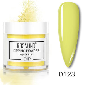 ROSALIND Dipping Powder Set Nail Holographic Glitter Dip Powder Nails Set For Manicure Gel Nail Polish 10g Chrome Pigment Powder