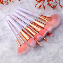 Load image into Gallery viewer, 5/15Pcs Makeup Brushes Tool Set Cosmetic Powder Eye Shadow Foundation Blush Blending Beauty Make Up Brush Maquiagem
