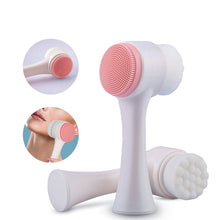 Load image into Gallery viewer, Silicone Face Cleansing Brush Electric Face Cleanser Electric Facial Cleanser Cleansing Skin Deep Washing Massage Brush
