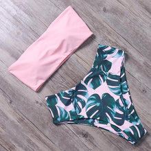 Load image into Gallery viewer, Bandage bikini maillot de bain femmes maillots de bain taille haute bikini ensemble 2019 maillot de bain push up maillot de bain femme beachwear
