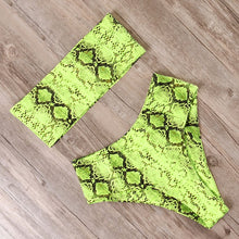 Load image into Gallery viewer, Bandage bikini maillot de bain femmes maillots de bain taille haute bikini ensemble 2019 maillot de bain push up maillot de bain femme beachwear
