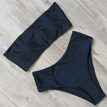 Load image into Gallery viewer, Bandage bikini maillot de bain femmes maillots de bain taille haute bikini ensemble 2019 maillot de bain push up maillot de bain femme beachwear
