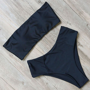 Bandage bikini maillot de bain femmes maillots de bain taille haute bikini ensemble 2019 maillot de bain push up maillot de bain femme beachwear