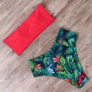 Bandage bikini maillot de bain femmes maillots de bain taille haute bikini ensemble 2019 maillot de bain push up maillot de bain femme beachwear