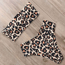 Load image into Gallery viewer, Bandage bikini maillot de bain femmes maillots de bain taille haute bikini ensemble 2019 maillot de bain push up maillot de bain femme beachwear
