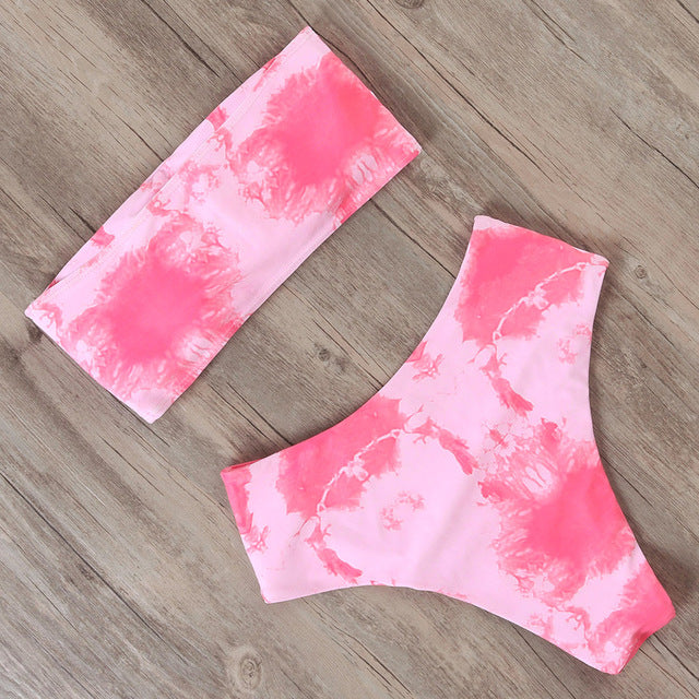 Bandage bikini maillot de bain femmes maillots de bain taille haute bikini ensemble 2019 maillot de bain push up maillot de bain femme beachwear