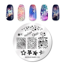 Load image into Gallery viewer, Lace Flower Animal Nail Stamping Plates Marble Image Stamp Templates Geometric  Printing Stencil Tools
